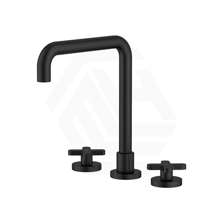 Fienza Kaya Squareline Hob Mounted Cross Tap Set Variant Colours Available