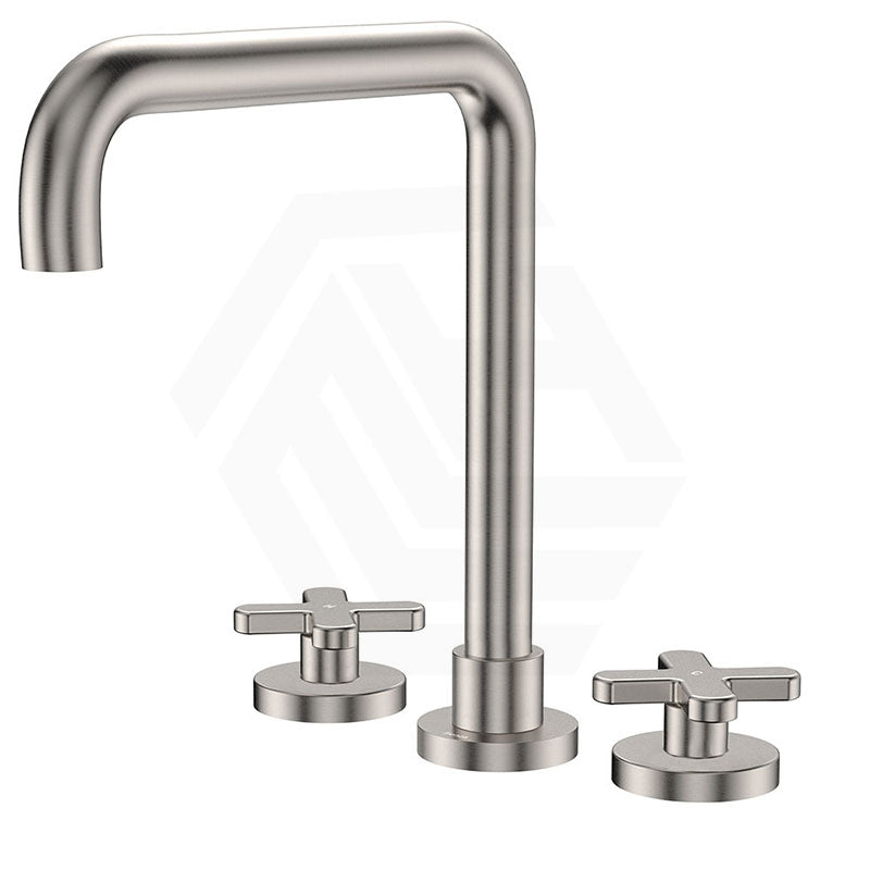 Fienza Kaya Squareline Hob Mounted Cross Tap Set Variant Colours Available