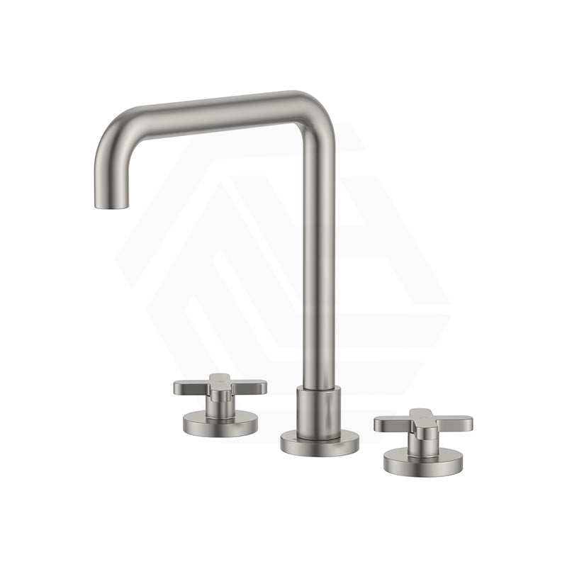 Fienza Kaya Squareline Hob Mounted Cross Tap Set Variant Colours Available