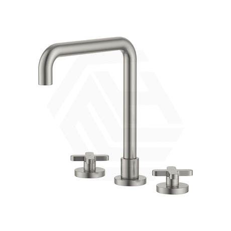 Fienza Kaya Squareline Hob Mounted Cross Tap Set Variant Colours Available