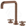 Fienza Kaya Squareline Hob Mounted Cross Tap Set Variant Colours Available