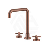 Fienza Kaya Squareline Hob Mounted Cross Tap Set Variant Colours Available