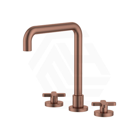 Fienza Kaya Squareline Hob Mounted Cross Tap Set Variant Colours Available