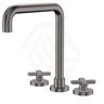 Fienza Kaya Squareline Hob Mounted Cross Tap Set Variant Colours Available