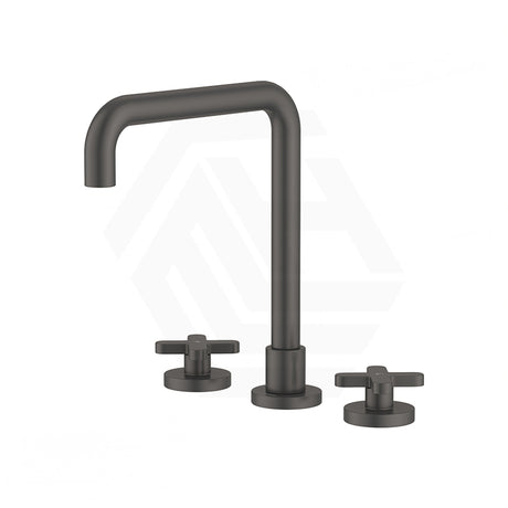 Fienza Kaya Squareline Hob Mounted Cross Tap Set Variant Colours Available