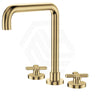 Fienza Kaya Squareline Hob Mounted Cross Tap Set Variant Colours Available