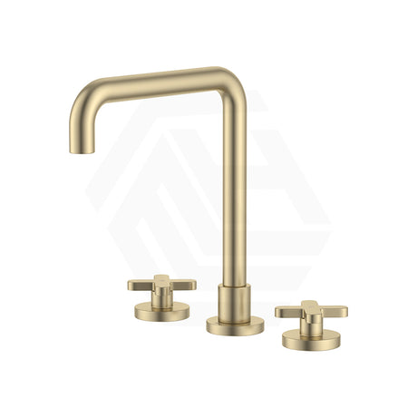 Fienza Kaya Squareline Hob Mounted Cross Tap Set Variant Colours Available