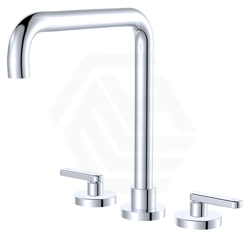 Fienza Kaya Squareline Hob Mounted Lever Tap Set Variant Colours Available