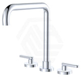 Fienza Kaya Squareline Hob Mounted Lever Tap Set Variant Colours Available