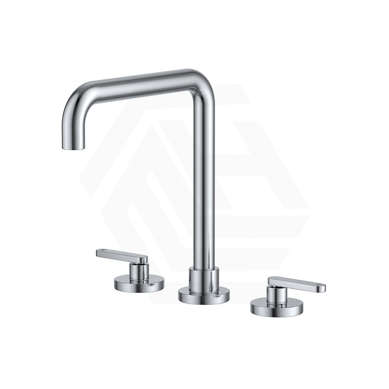Fienza Kaya Squareline Hob Mounted Lever Tap Set Variant Colours Available