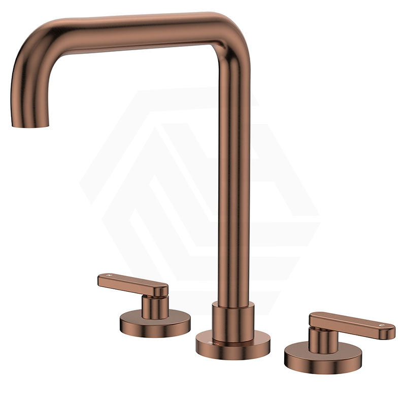 Fienza Kaya Squareline Hob Mounted Lever Tap Set Variant Colours Available