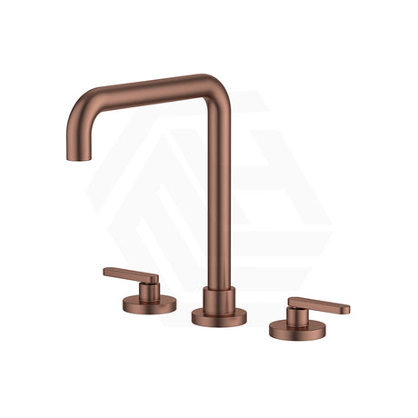 Fienza Kaya Squareline Hob Mounted Lever Tap Set Variant Colours Available