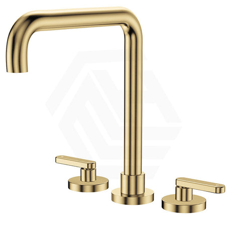 Fienza Kaya Squareline Hob Mounted Lever Tap Set Variant Colours Available