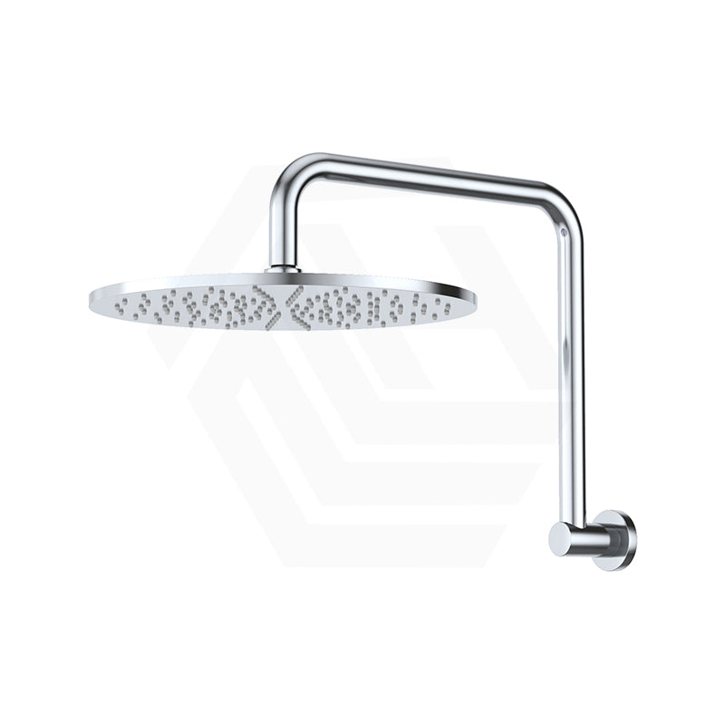 Fienza Empire Slim Gooseneck Shower Arm Set Stainless Steel Variant Colour Available
