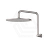 Fienza Empire Slim Gooseneck Shower Arm Set Stainless Steel Variant Colour Available
