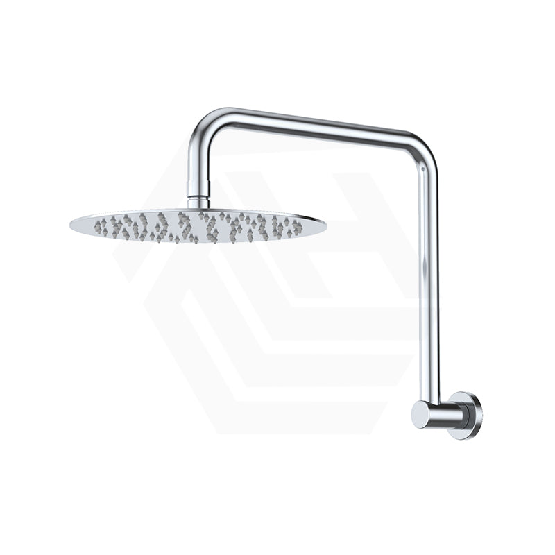 Fienza Kaya Ultra Thin Gooseneck Stainless Steel Shower Arm Set Variant Colour Available