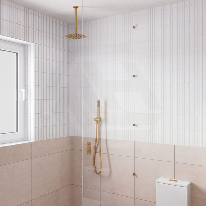 Fienza Kaya Super Slim Ceiling Shower Head and Shower Arm Set Variant Colour Available