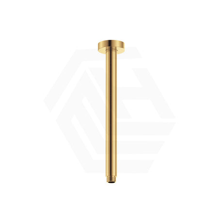 G#2(Gold) Fienza 300mm Round Urban Brass Ceiling Dropper