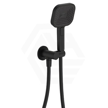Fienza Kuro Square Hand Shower with Round Plate - Variant Colour Available