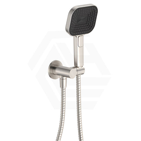 Fienza Kuro Square Hand Shower with Round Plate - Variant Colour Available