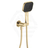 Fienza Kuro Square Hand Shower with Round Plate - Variant Colour Available