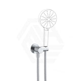 Fienza Universal Brass Hand Shower Bracket with Hose Round Plate Variant Colour Available