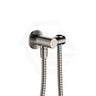Fienza Universal Brass Hand Shower Bracket with Hose Round Plate Variant Colour Available