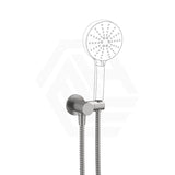 Fienza Universal Brass Hand Shower Bracket with Hose Round Plate Variant Colour Available
