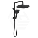Fienza Kuro Twin Half-Rail Shower Soft Square Head Bottom Water Inlet - Variant Colour Available