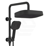 Fienza Kuro Twin Half-Rail Shower Soft Square Head Bottom Water Inlet - Variant Colour Available