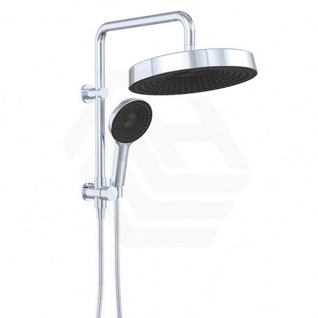 Fienza Kuro Twin Half-Rail Shower Round Head Bottom Water Inlet - Variant Colour Available