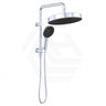 Fienza Kuro Twin Half-Rail Shower Round Head Bottom Water Inlet - Variant Colour Available