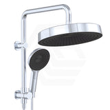 Fienza Kuro Twin Half-Rail Shower Round Head Bottom Water Inlet - Variant Colour Available