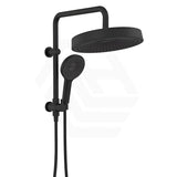 Fienza Kuro Twin Half-Rail Shower Round Head Bottom Water Inlet - Variant Colour Available