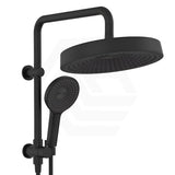 Fienza Kuro Twin Half-Rail Shower Round Head Bottom Water Inlet - Variant Colour Available