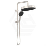 Fienza Kuro Twin Half-Rail Shower Round Head Bottom Water Inlet - Variant Colour Available