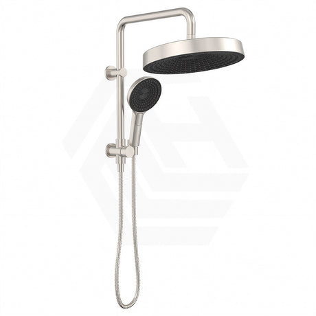 Fienza Kuro Twin Half-Rail Shower Round Head Bottom Water Inlet - Variant Colour Available