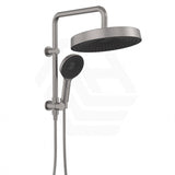 Fienza Kuro Twin Half-Rail Shower Round Head Bottom Water Inlet - Variant Colour Available