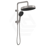 Fienza Kuro Twin Half-Rail Shower Round Head Bottom Water Inlet - Variant Colour Available