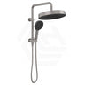 Fienza Kuro Twin Half-Rail Shower Round Head Bottom Water Inlet - Variant Colour Available