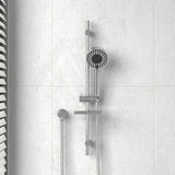 Fienza Stella Chrome Multifunction Rail Shower with Soap Dish