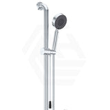 Fienza Stella Care Chrome Rail Shower Set with Push/Pull Slider