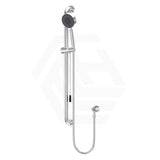 Fienza Stella Care Chrome Rail Shower Set with Push/Pull Slider