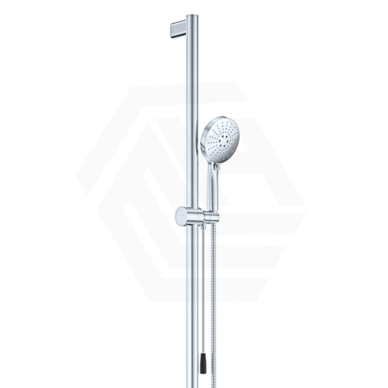 Fienza Care Inverted T Bar Rail with Handheld Shower Set with Push/Pull Slider in Various Colour