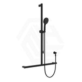 Fienza Care Inverted T Bar Rail with Handheld Shower Set with Push/Pull Slider in Various Colour