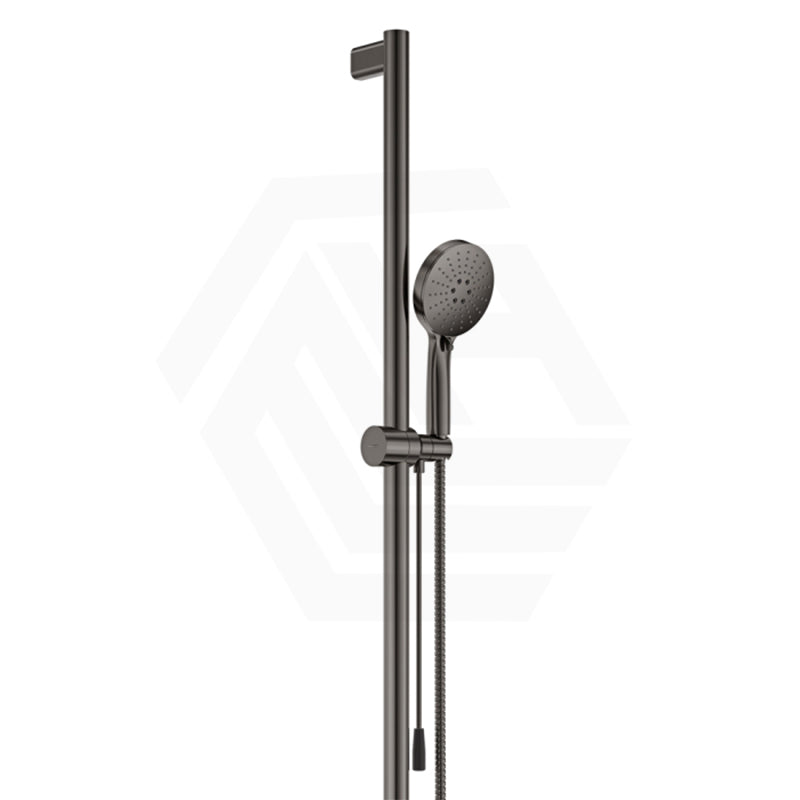 Fienza Care Inverted T Bar Rail with Handheld Shower Set with Push/Pull Slider in Various Colour