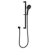 Fienza Empire Matt Black Slim 3 Functions Hand Shower On Rail