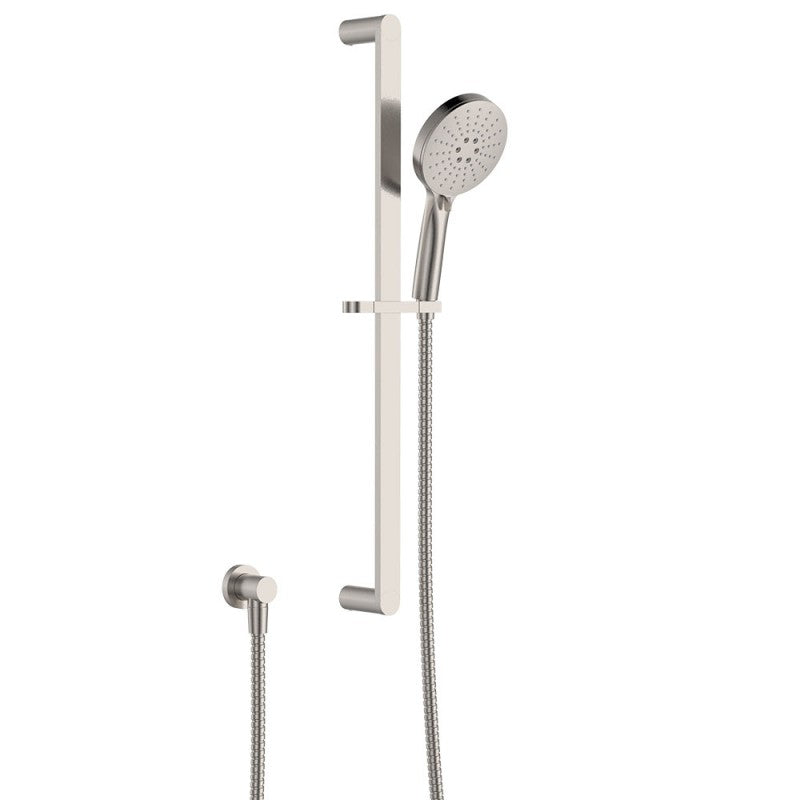 N#1(Nickel) Fienza Empire Slim 3 Functions Hand Shower On Rail