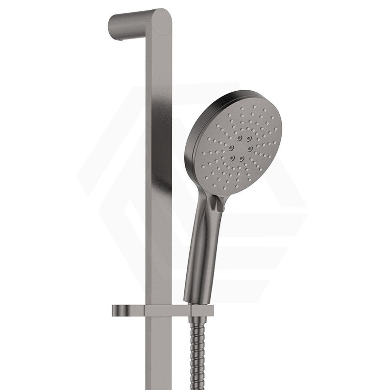 Fienza Empire Gunmetal Grey Slim 3 Functions Hand Shower On Rail