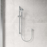Fienza 900mm Straight Adjustable Slider Care Rail with Handheld Shower Set in Various Colour